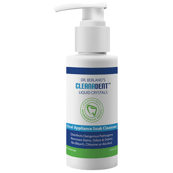 Dr. Berland's Cleanadent Crystals Liquid Soak Cleanser Travel Size (1.9oz)