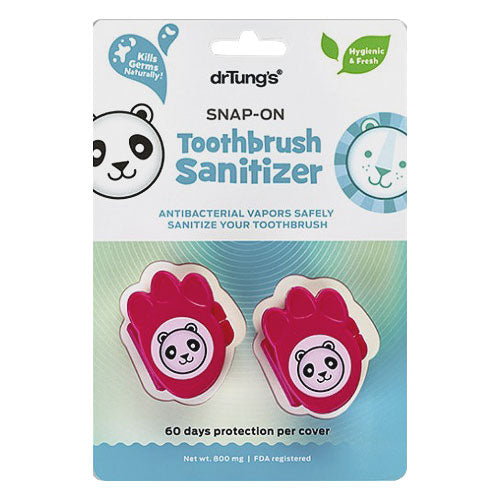 DrTungs Kids Snap-On Toothbrush Protector (2ct)