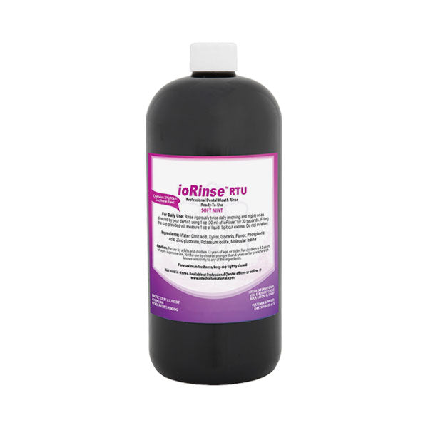 IoTech ioRinse RTU Ready-To-Use Mouth Rinse - Mint (12oz)