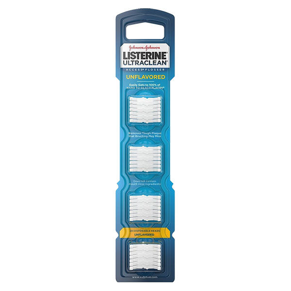 Listerine Ultraclean Access Flosser Refill Heads - Unflavored (28ct)