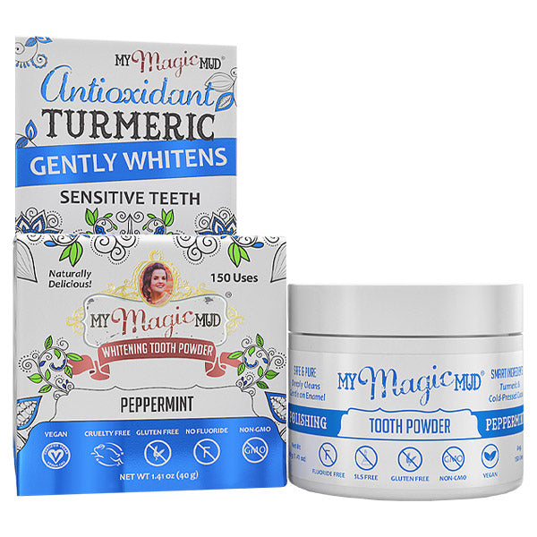 My Magic Mud Turmeric Tooth Powder - Peppermint (1.41oz)
