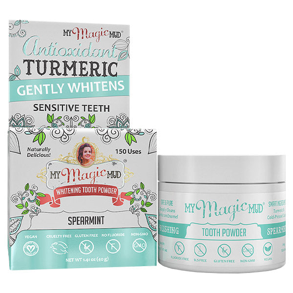 My Magic Mud Turmeric Tooth Powder - Spearmint (1.41oz)