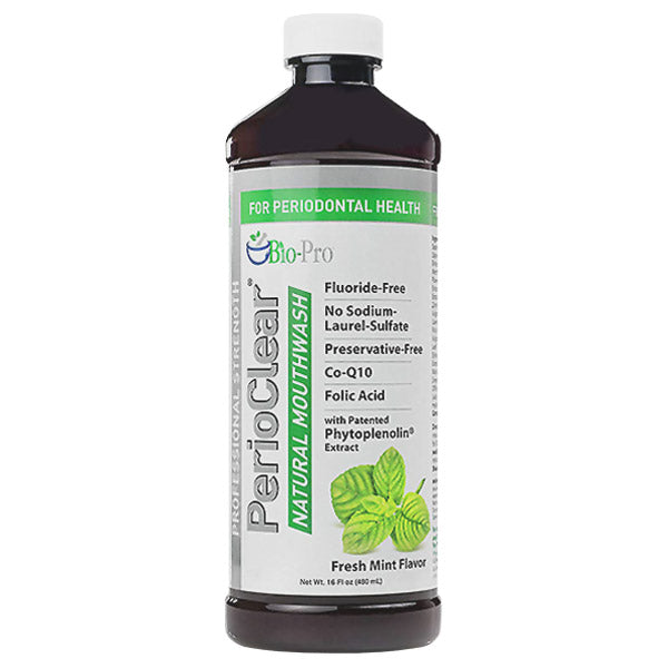 Bio-Pro PerioClear Natural Periodontal Mouthwash (16oz)