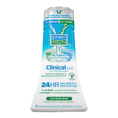 SmartMouth Clinical DDS Activated Oral Rinse (16oz)