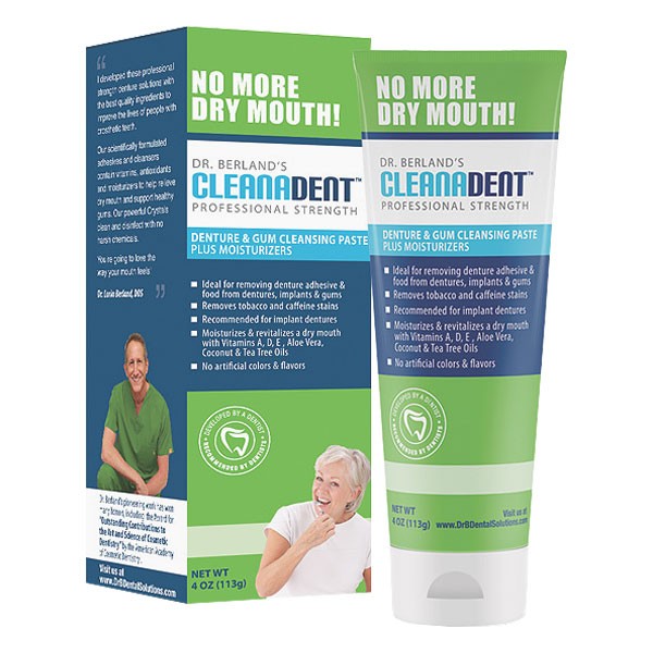 Dr. Berland's Cleanadent Denture & Gum Cleansing Paste (4oz)