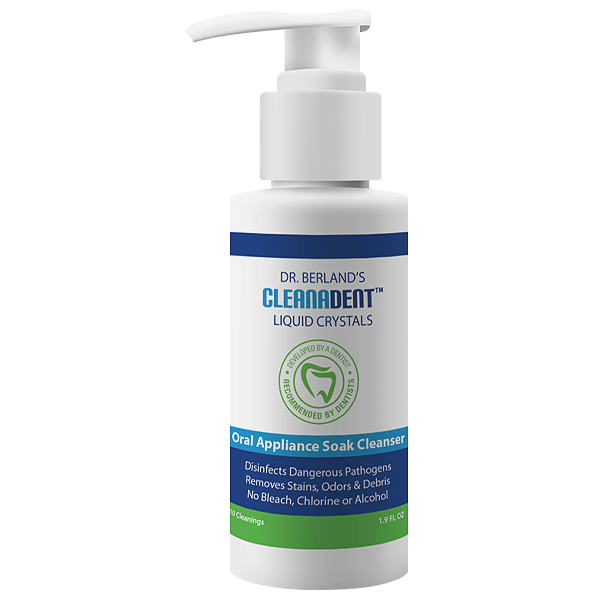 Dr. Berland's Cleanadent Crystals Liquid Soak Cleanser Travel Size (1.9oz)