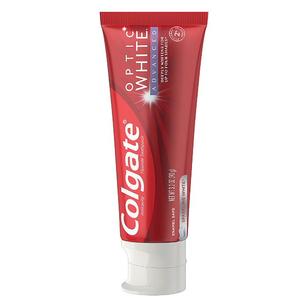 Colgate Optic White Advanced Whitening Toothpaste (3.2oz)