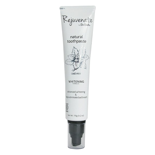 Dr. Brite Rejuvenate Natural Whitening Fluoride-Free Toothpaste - Mint (4.2oz)