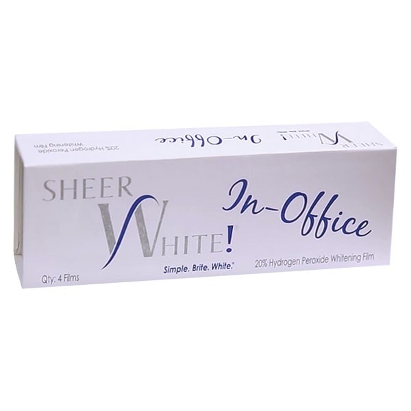 Sheer White! Professional In-Office Teeth Whitening Strips (4pk)