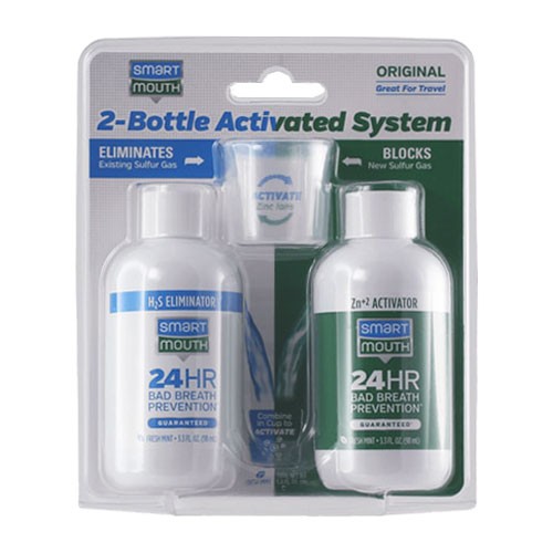 SmartMouth 2 Bottle Activated Oral Rinse System (6.6oz)