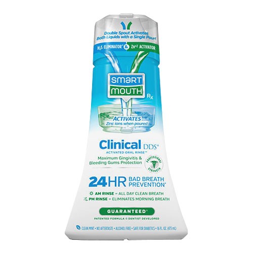 SmartMouth Clinical DDS Activated Oral Rinse (16oz)