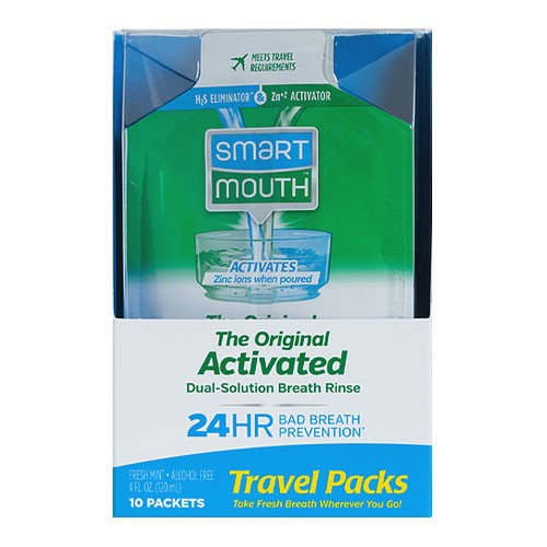 SmartMouth Original Activated Oral Rinse Single Packs (10ct)