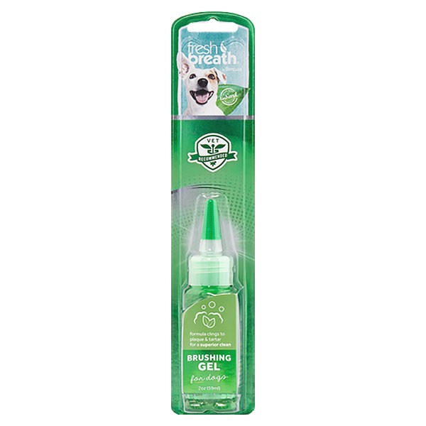 TropiClean Fresh Breath Brushing Gel for Dogs (2oz)