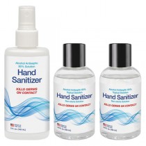 DentaMart 80% Ethyl Alcohol Antiseptic Liquid Hand Sanitizer Spray + 2 Refills Special