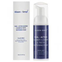Kleen-Smyl Dual-Action Aligner Cleaner and Teeth Whitening Foam (50ml)