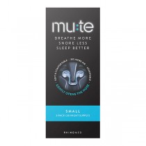 Mute Anti-Snoring Nasal Breathing Aid - Small (3pk)