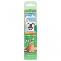 TropiClean Fresh Breath Clean Teeth Gel for Dogs - Peanut Butter (2oz)