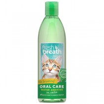 TropiClean Fresh Breath Oral Care Water Additive for Cats (16oz)