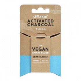 DrTungs Activated Charcoal Smart Floss (30yd)