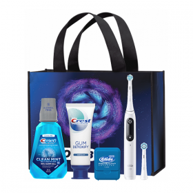 Oral B and Crest iO Professional Electric Rechargeable Toothbrush Bundle