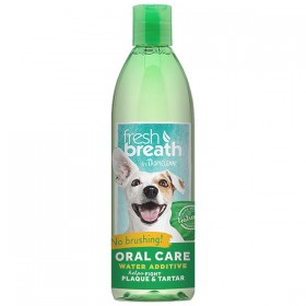 TropiClean Fresh Breath Oral Care Water Additive for Dogs (16oz)
