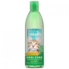 TropiClean Fresh Breath Oral Care Water Additive for Cats (16oz)