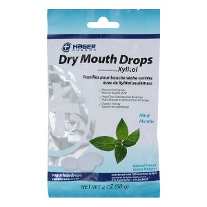 Hager Pharma Dry Mouth Drops - Mint (26ct)