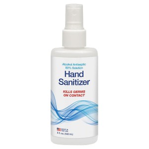 DentaMart 80% Ethyl Alcohol Antiseptic Liquid Hand Sanitizer Spray (5oz)