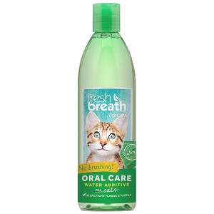 TropiClean Fresh Breath Oral Care Water Additive for Cats (16oz)
