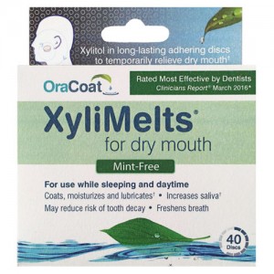 OraCoat XyliMelts for Dry Mouth - Mint Free (40ct)