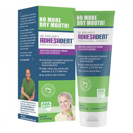 Dr. Berland's Adhesadent Denture Adhesive Cream (2.4oz)