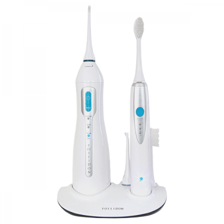 Poseidon Portable Oral Irrigator and Sonic Toothbrush Combo