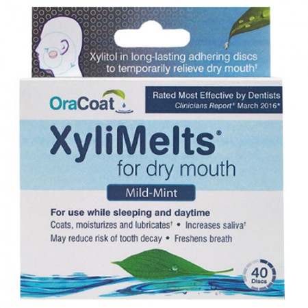 OraCoat XyliMelts for Dry Mouth - Regular Mint (40ct)